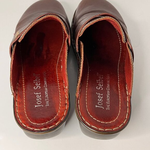 Josef Siegel Leather Clogs 39 EU - Picture 3 of 4